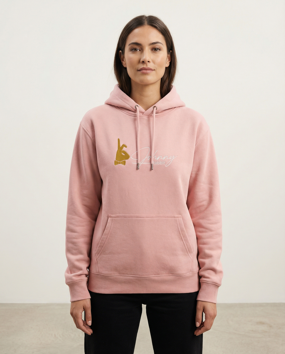 Johnny Rabbit Hoodie Petal Rose