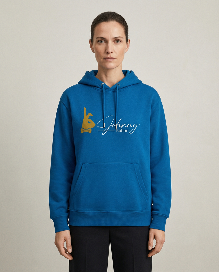 Johnny Rabbit Hoodie Sea Blue