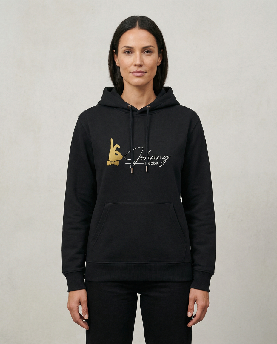 Johnny Rabbit Hoodie Black Night