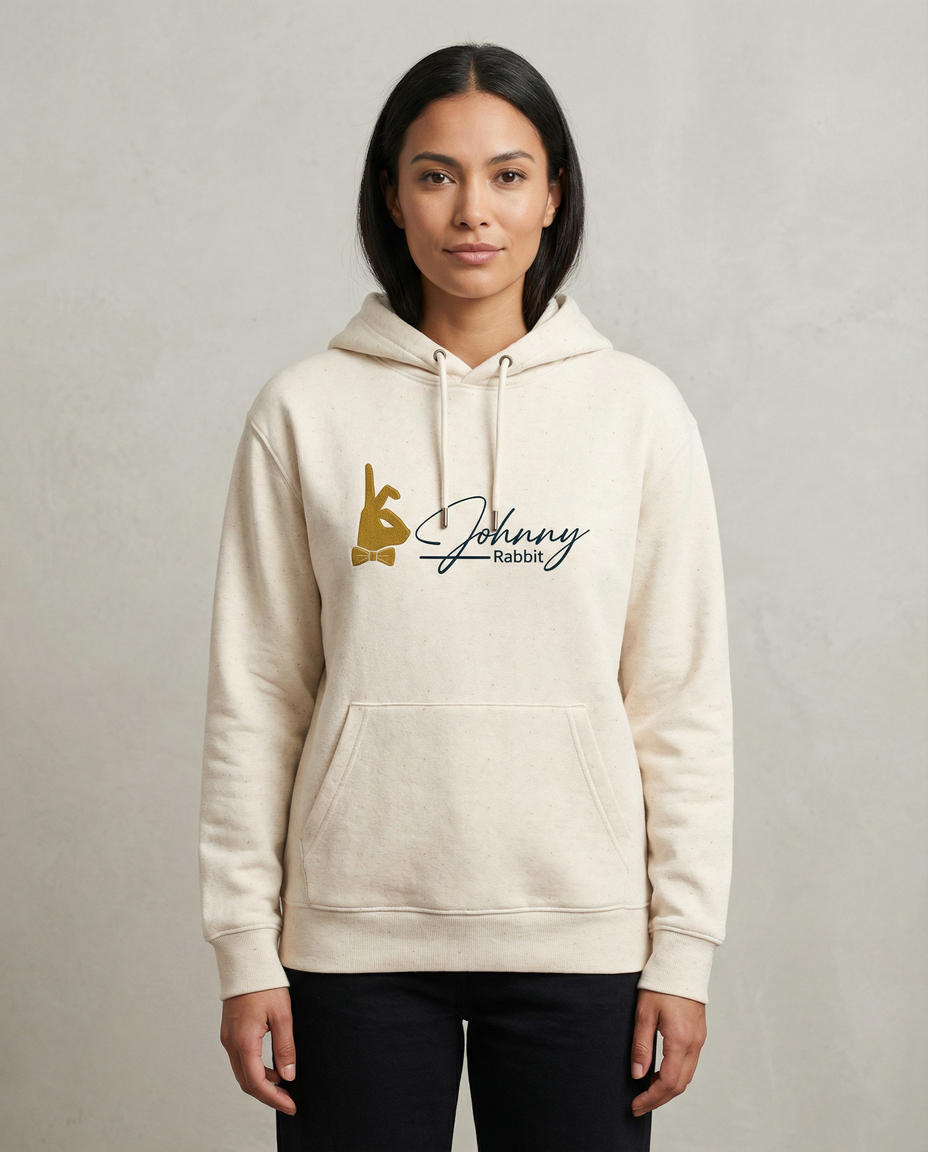 Johnny Rabbit Hoodie Raw Natural