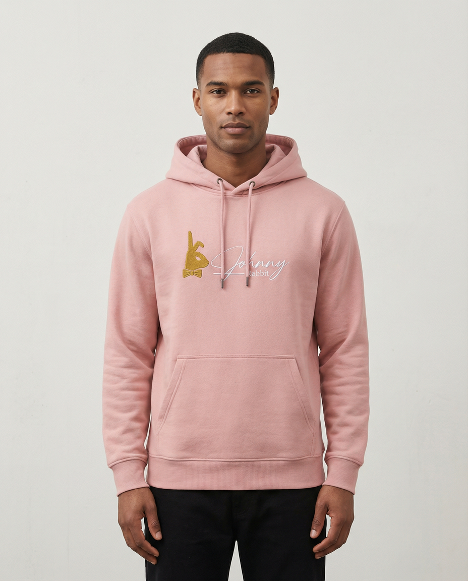 Johnny Rabbit Hoodie Petal Rose