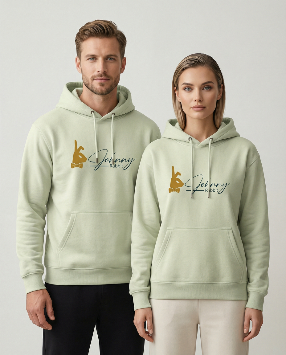 Johnny Rabbit Hoodie Celadon Mist