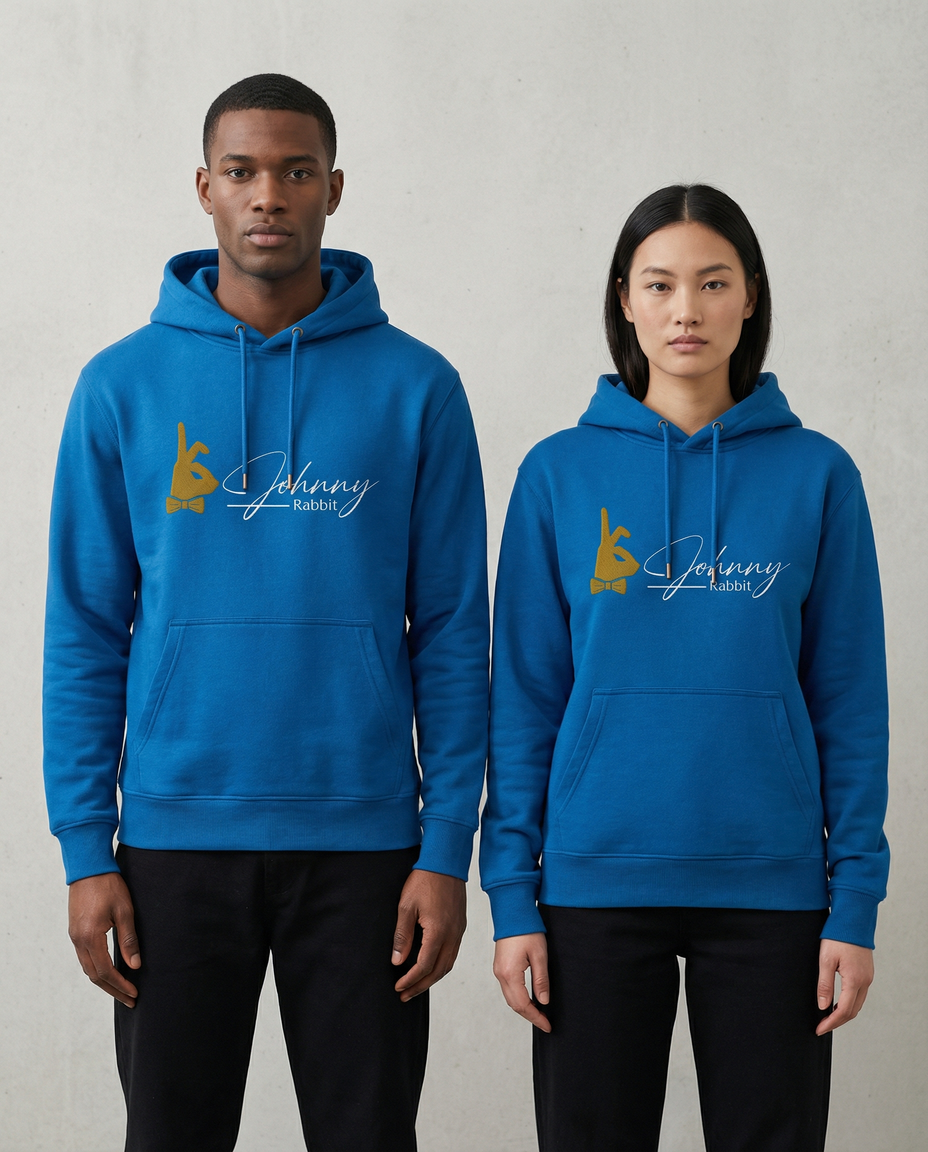 Johnny Rabbit Hoodie Sea Blue