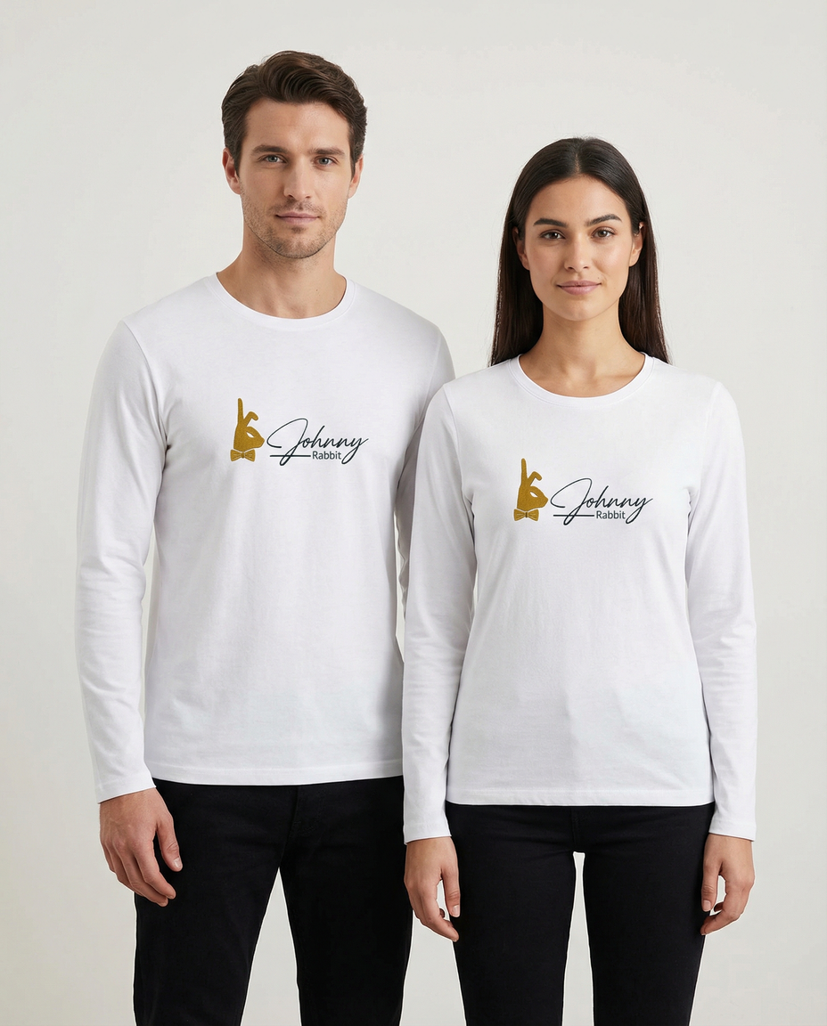 Johnny Rabbit Long Sleeve Arctic White