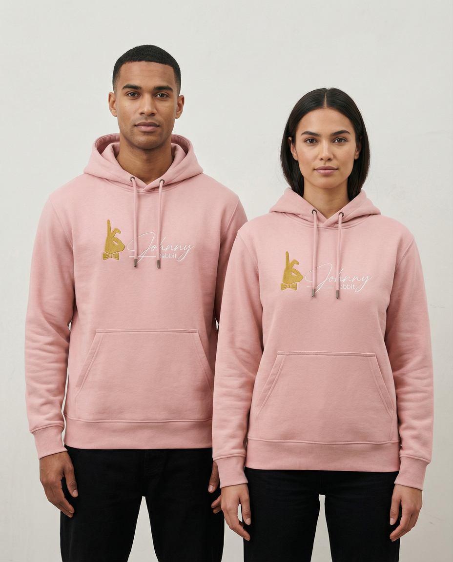 Johnny Rabbit Hoodie Petal Rose