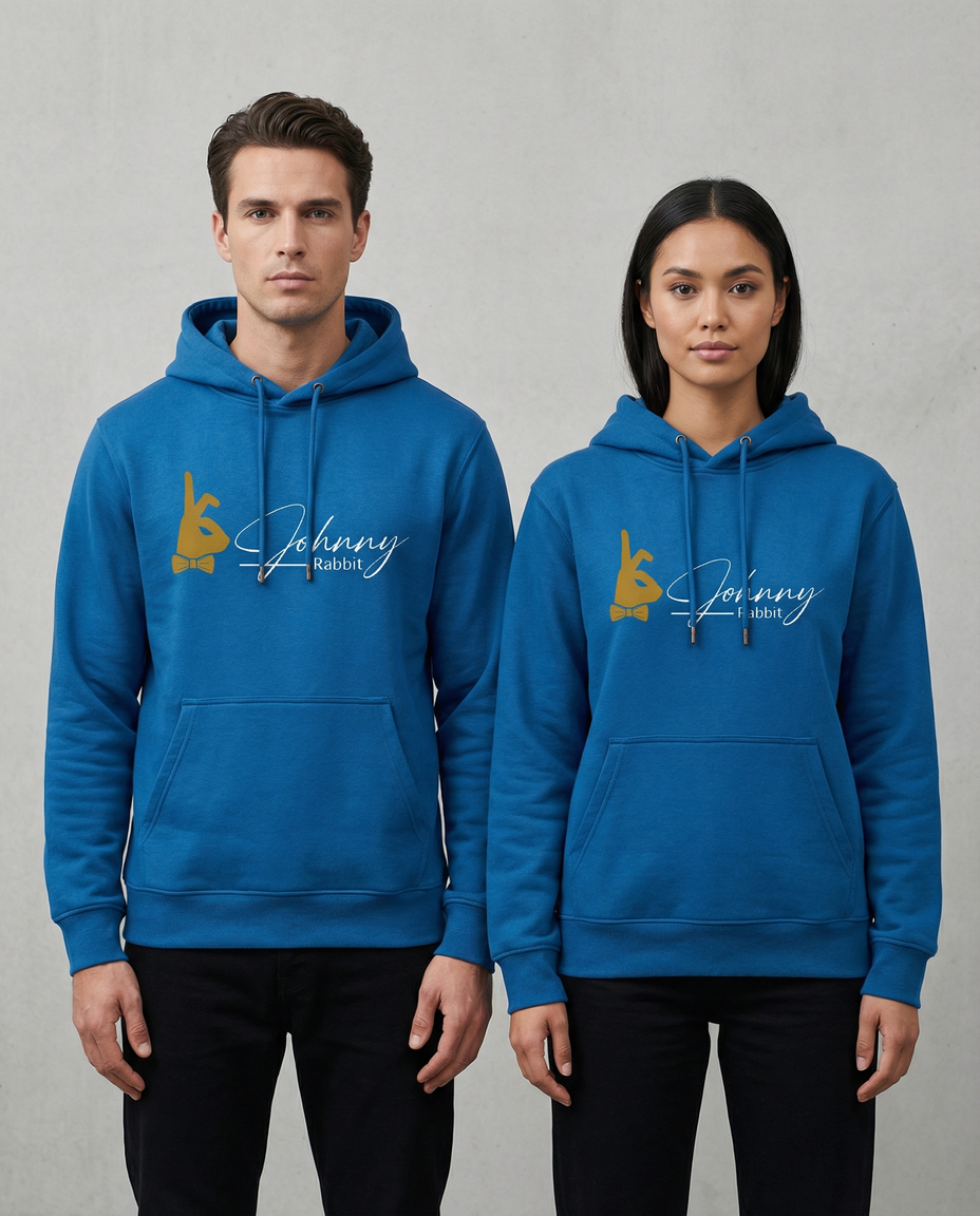 Johnny Rabbit Hoodie Sea Blue