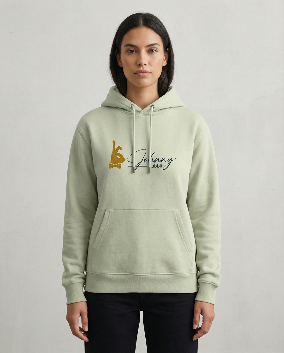 Johnny Rabbit Hoodie Celadon Mist