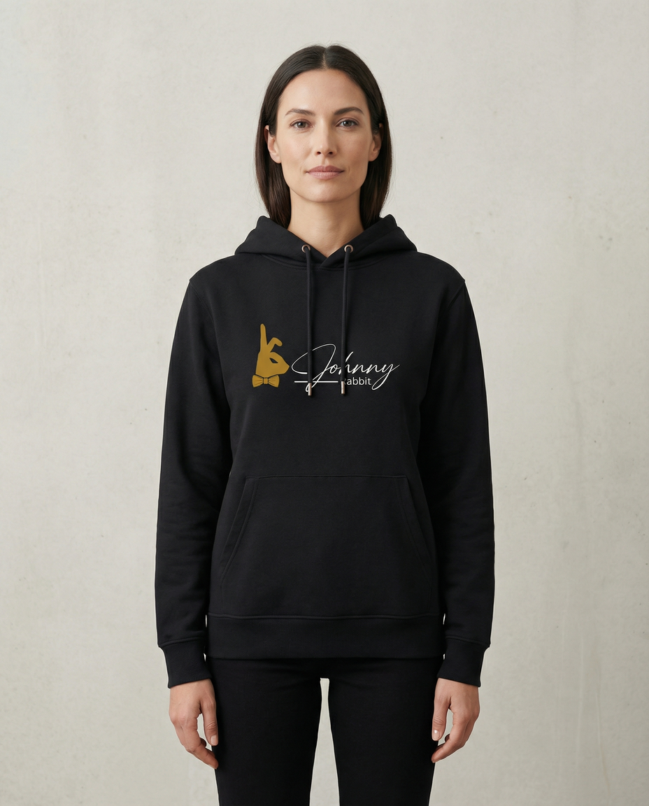 Johnny Rabbit Hoodie Black Night