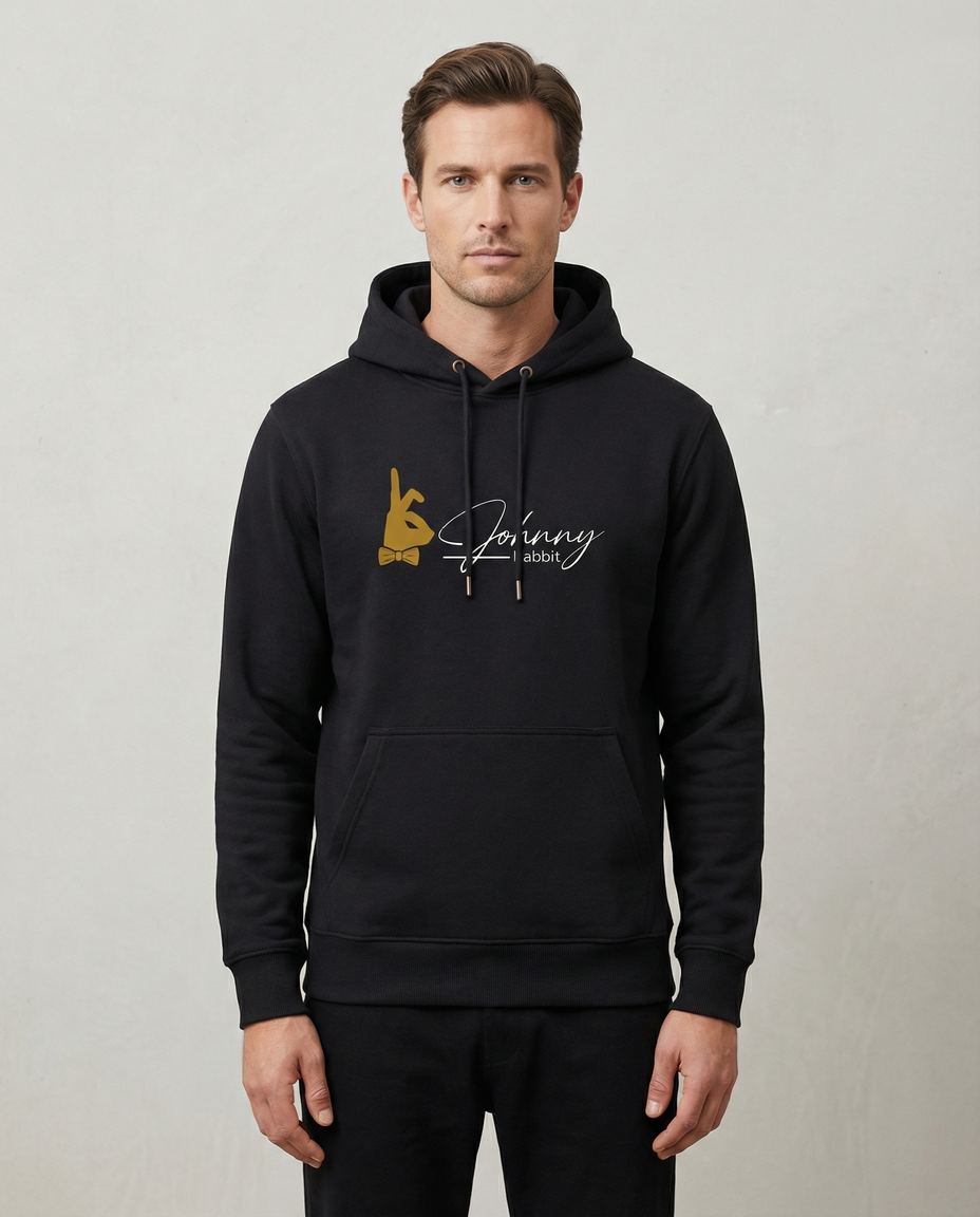 Johnny Rabbit Hoodie Black Night