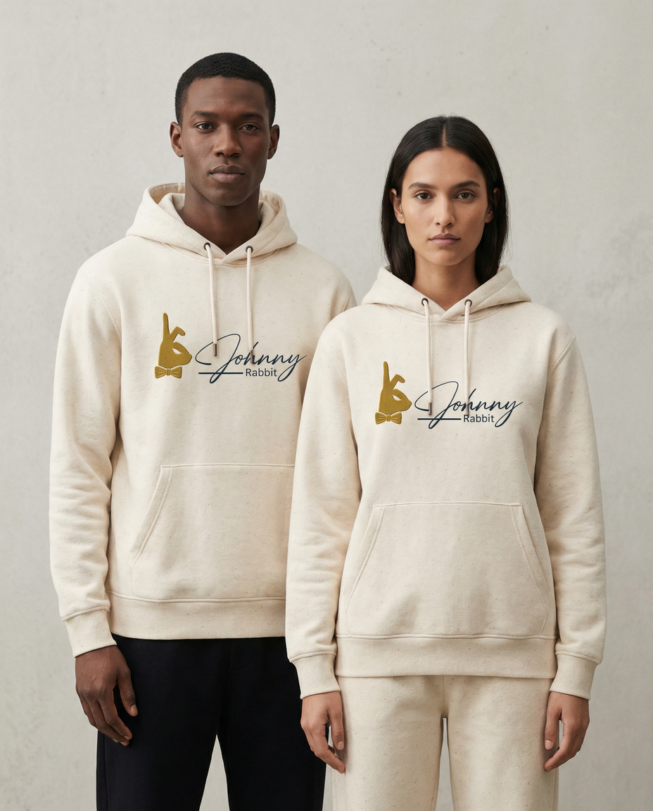 Johnny Rabbit Hoodie Raw Natural