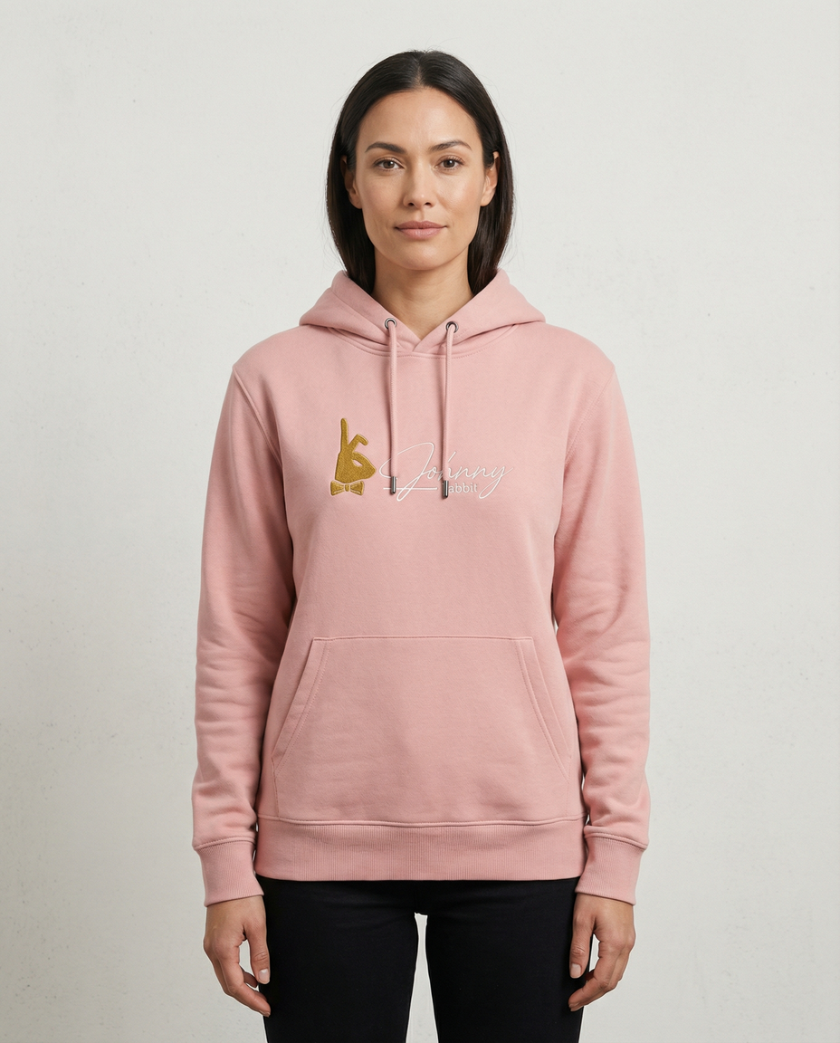 Johnny Rabbit Hoodie Petal Rose