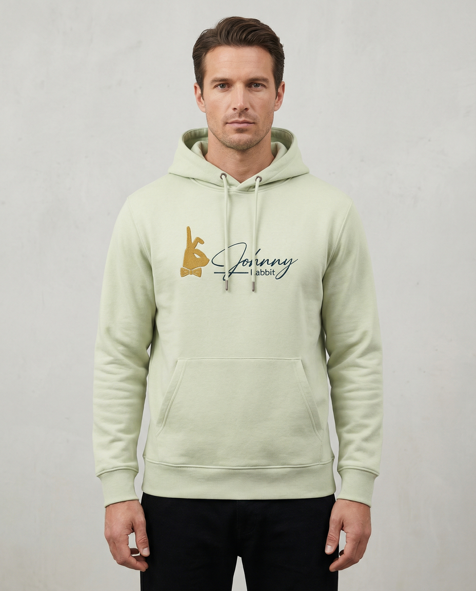 Johnny Rabbit Hoodie Celadon Mist