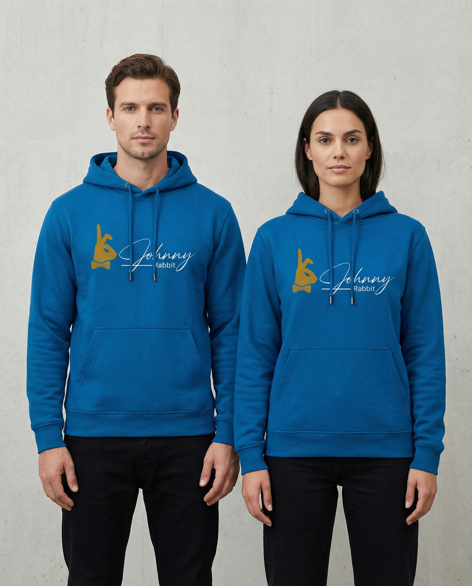Johnny Rabbit Hoodie Sea Blue