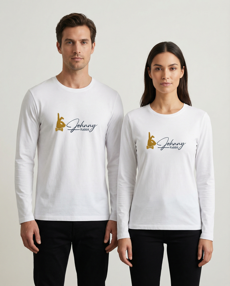 Johnny Rabbit Long Sleeve Arctic White