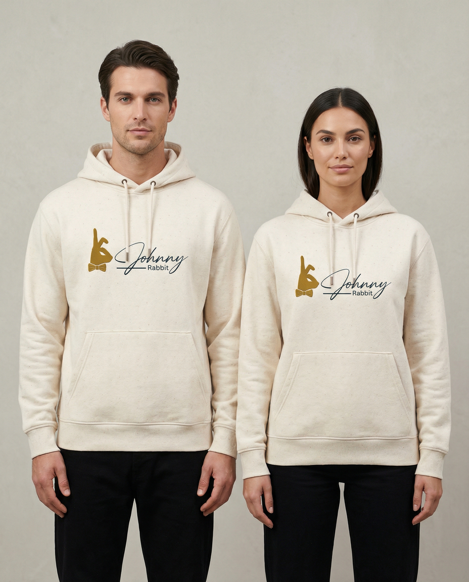 Johnny Rabbit Hoodie Raw Natural