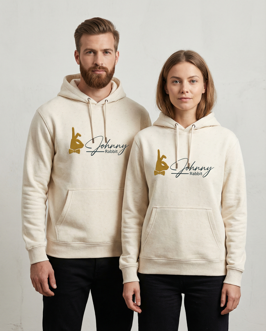 Johnny Rabbit Hoodie Raw Natural