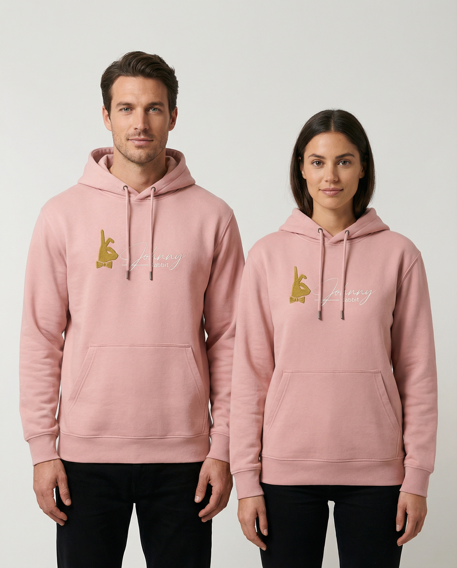 Johnny Rabbit Hoodie Petal Rose