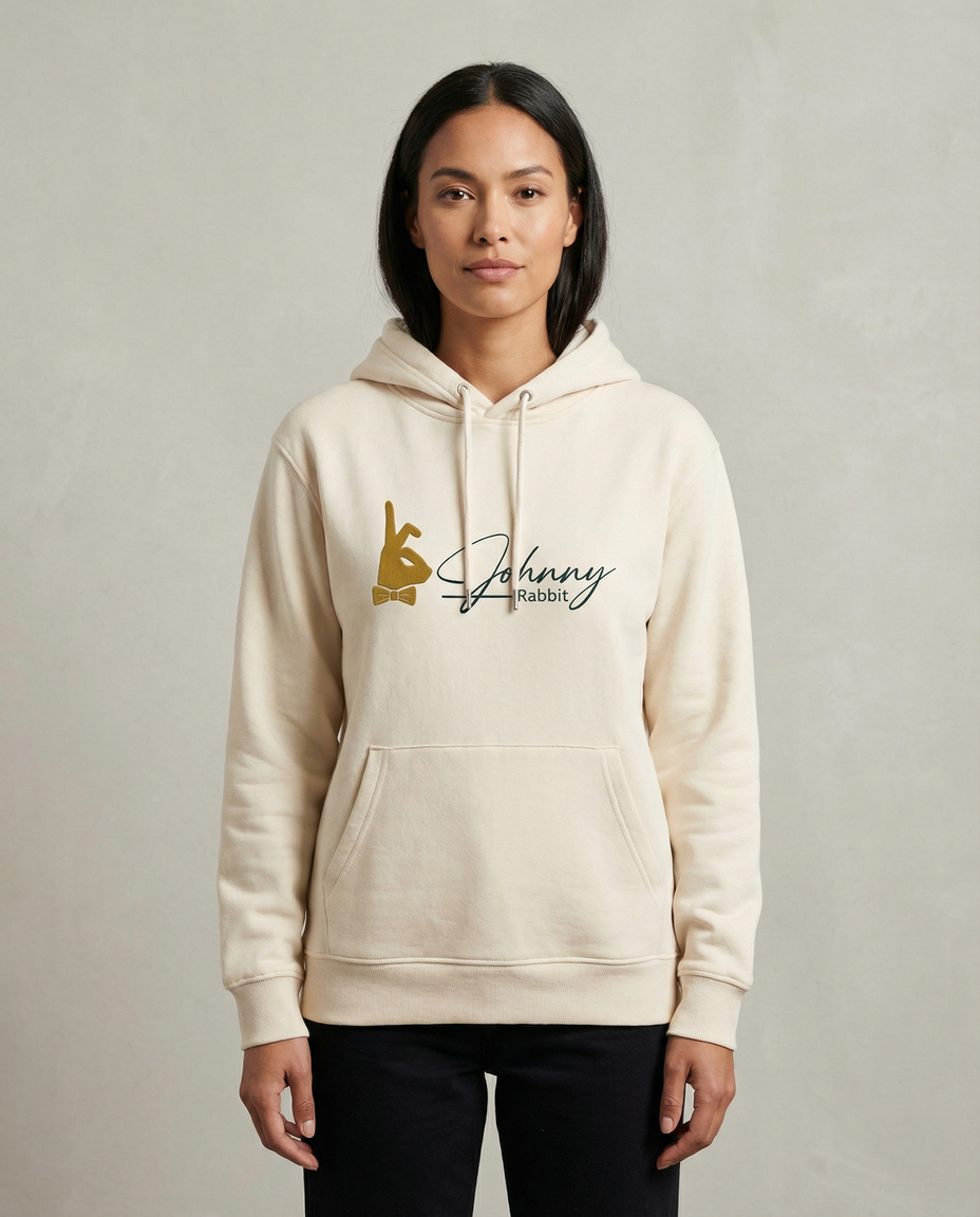 Johnny Rabbit Hoodie Raw Natural