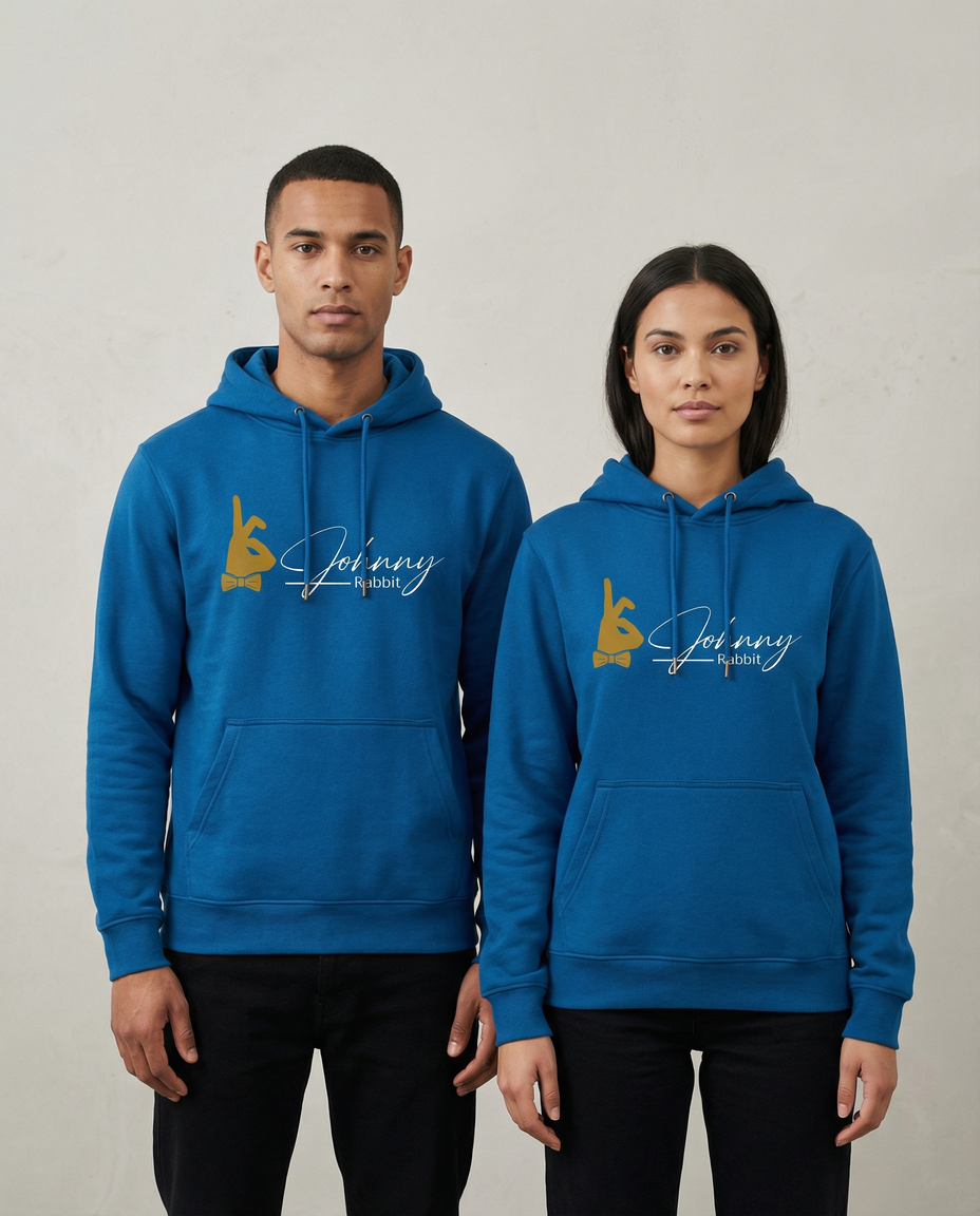 Johnny Rabbit Hoodie Sea Blue