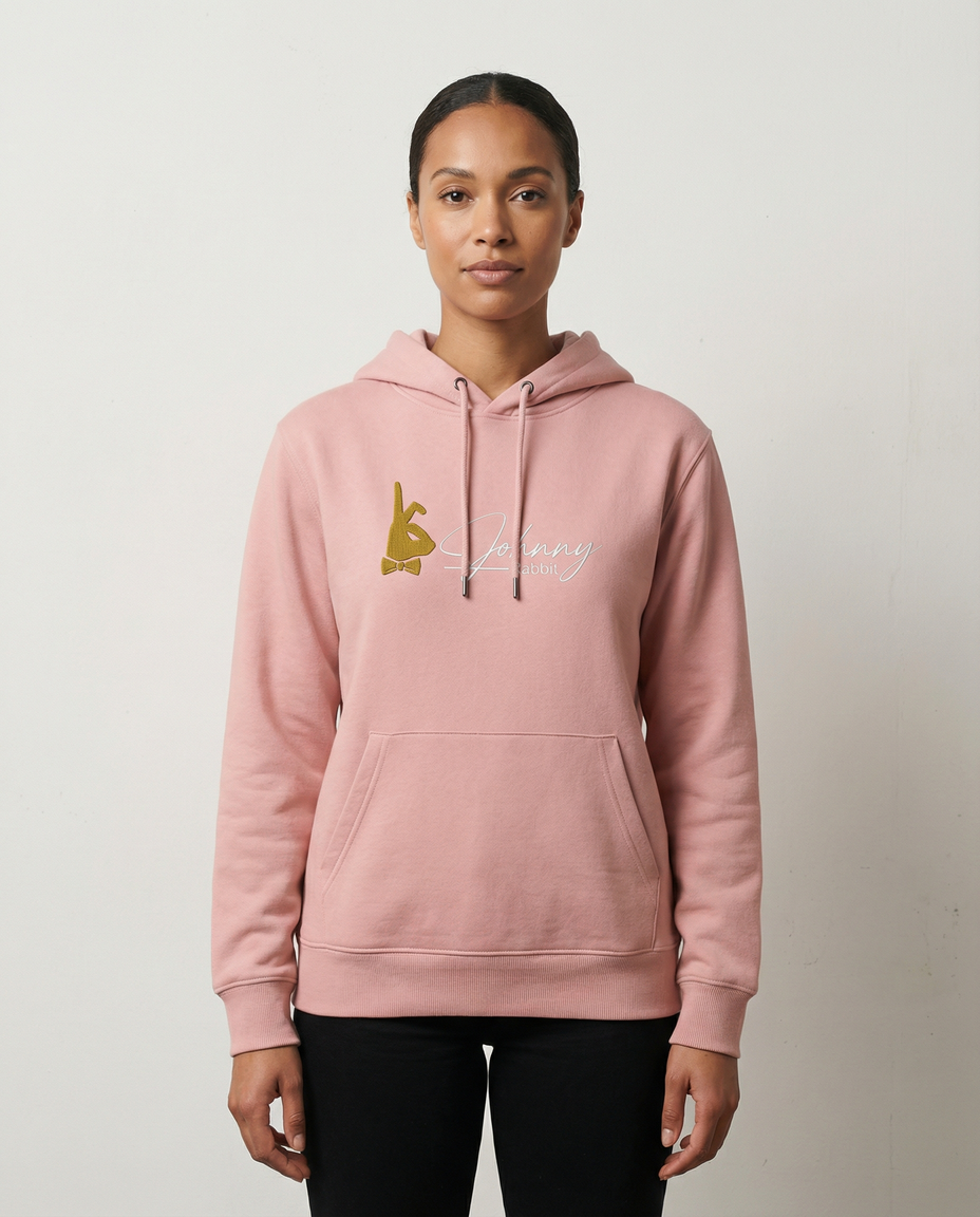 Johnny Rabbit Hoodie Petal Rose