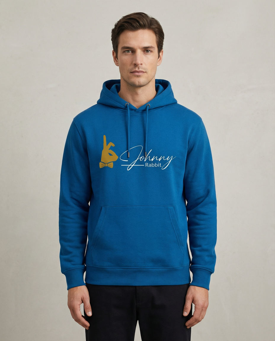 Johnny Rabbit Hoodie Sea Blue