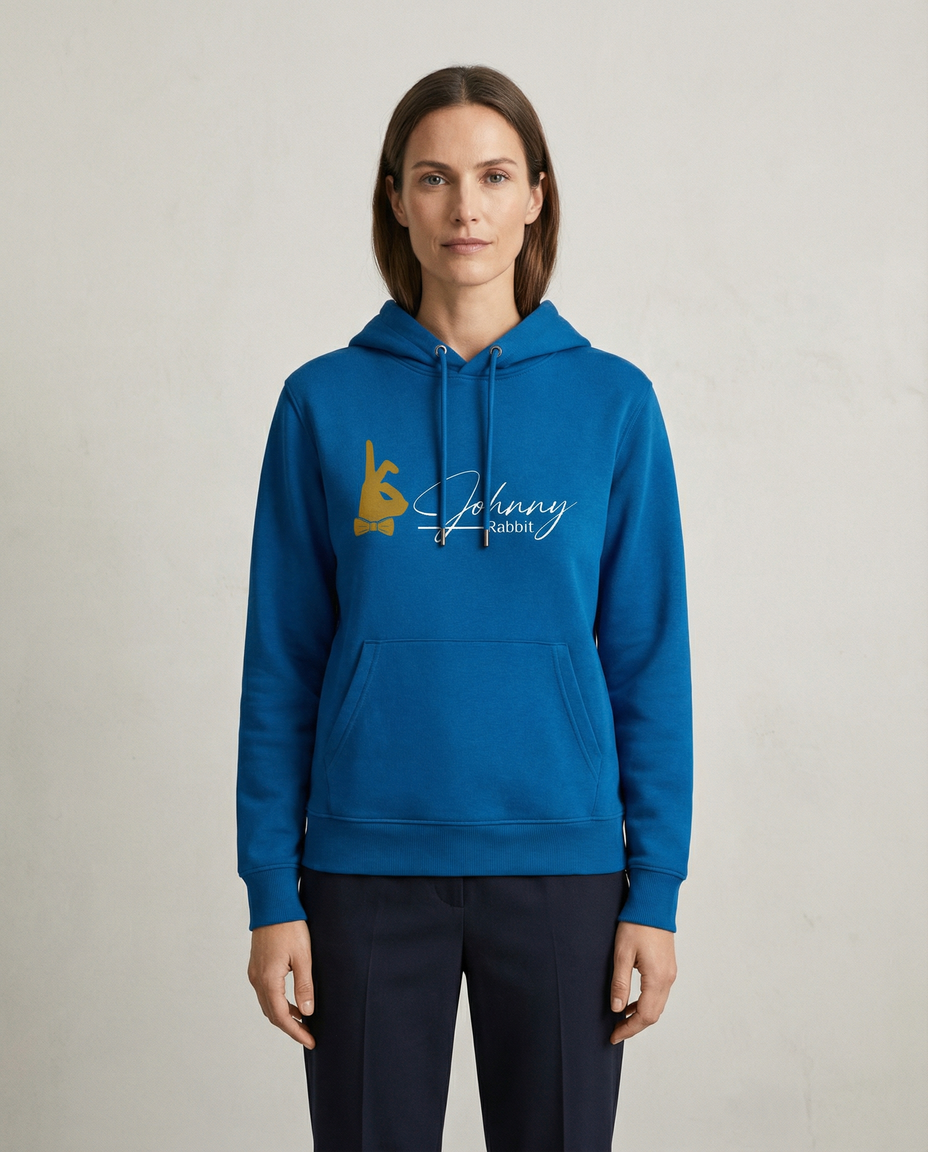 Johnny Rabbit Hoodie Sea Blue