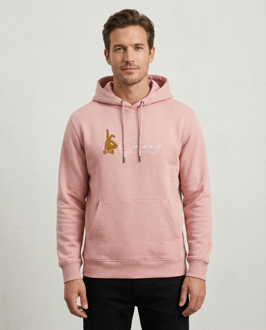 Johnny Rabbit Hoodie Petal Rose