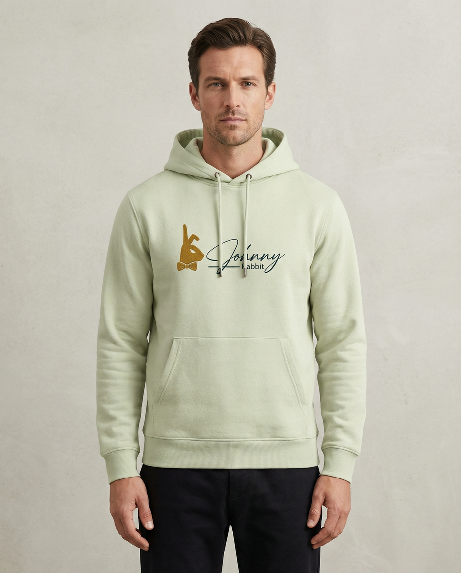 Johnny Rabbit Hoodie Celadon Mist