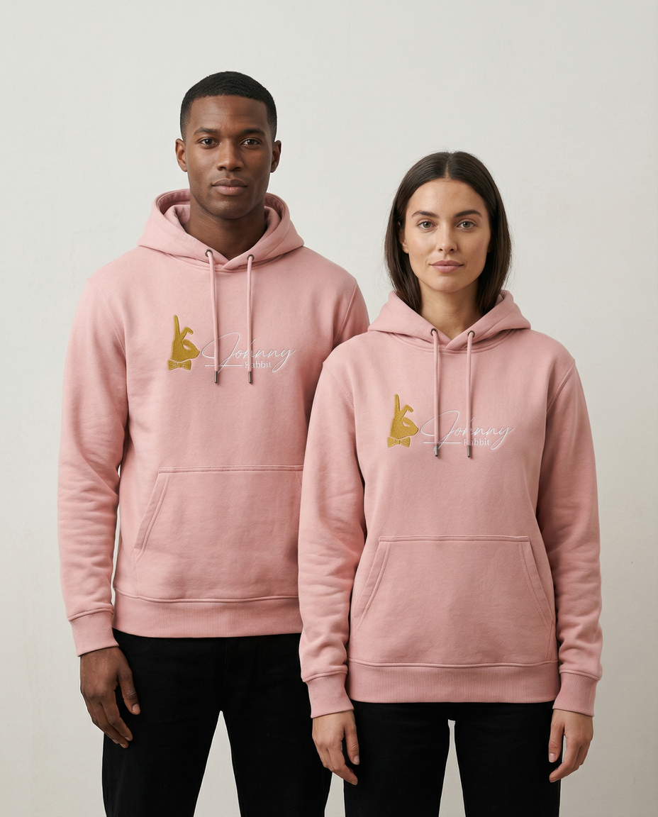 Johnny Rabbit Hoodie Petal Rose