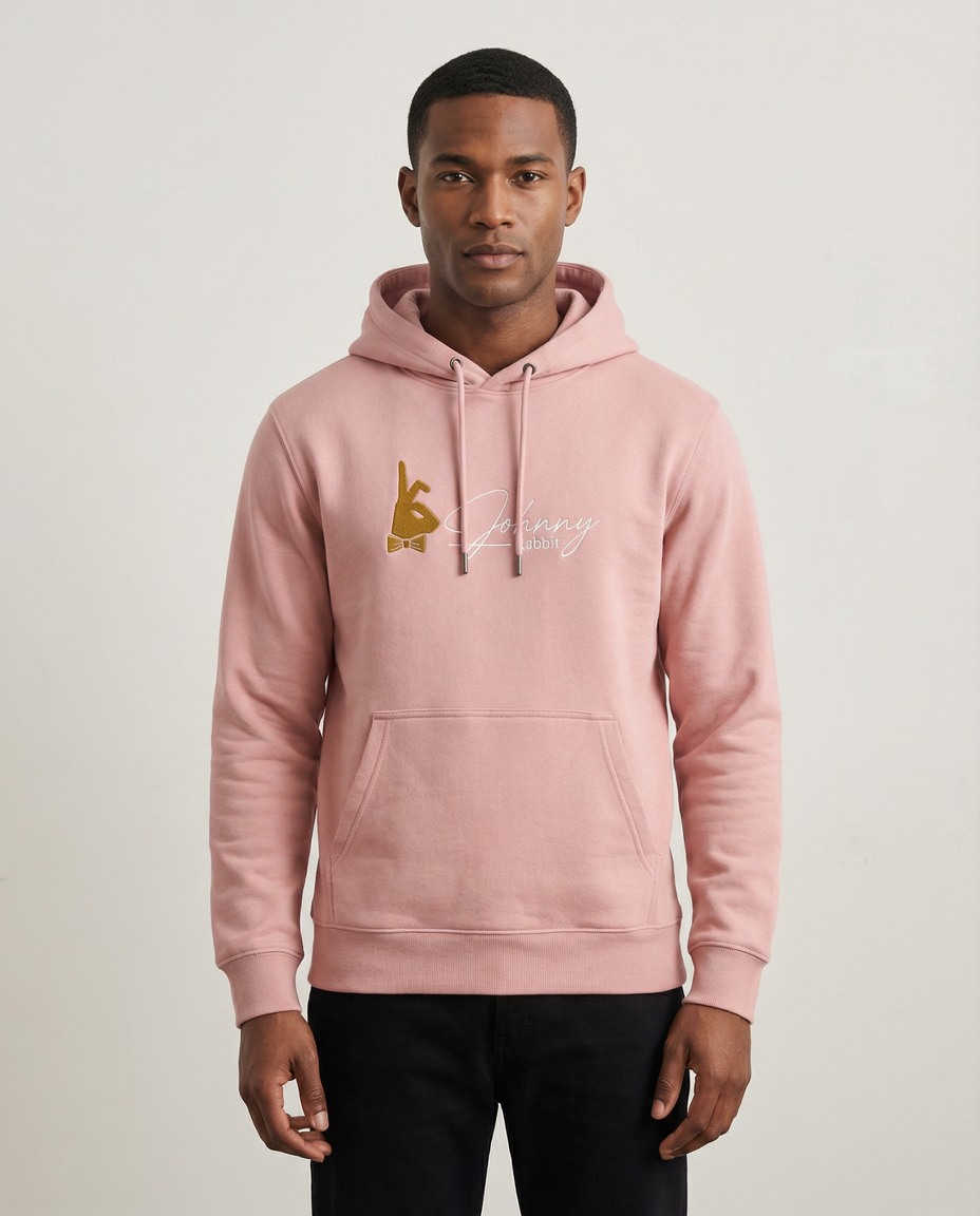 Johnny Rabbit Hoodie Petal Rose