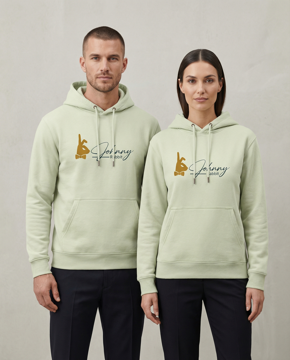 Johnny Rabbit Hoodie Celadon Mist