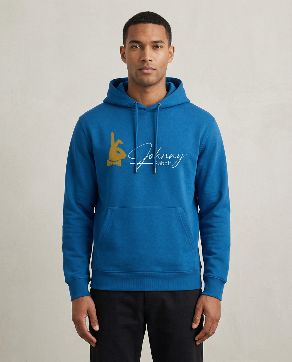 Johnny Rabbit Hoodie Sea Blue