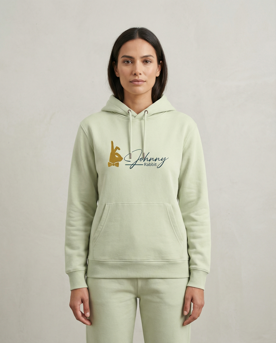 Johnny Rabbit Hoodie Celadon Mist